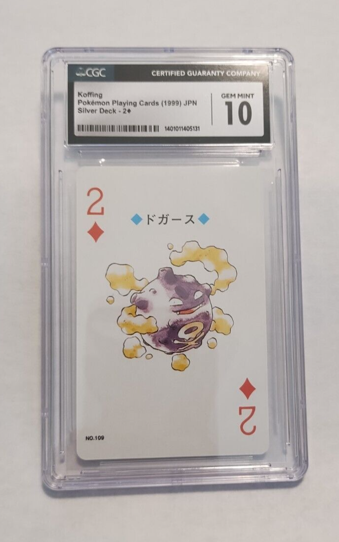 1999 Pokemon Silver Deck Japanese Playing Card 2 Diamonds