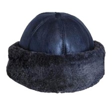 Women's Ricardo B.H. H-10 Winter  Hat Sheepskin The Beanie H-10  Black Large