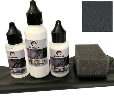 Auto Mercedes Classic Dunkelgrau Lederfarbe Set Reparatur für Leder, Kunstleder