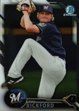2016 Bowman Draft Chrome #BDC-189 - Phil Bickford - Milwaukee Brewers  16-119