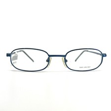 CTM 5003 BL Blue Rectangular Full Rim Eyeglasses Frames 48[]20 140 mm