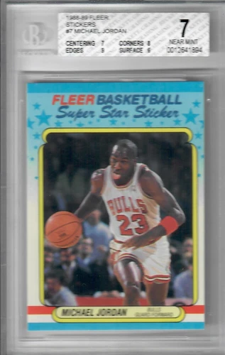 Jordan 1988 Fleer Jordan #7