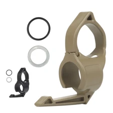 Tactical Flashlight Ring Holder with Pocket Clip for Outdoor Gear Accessories US