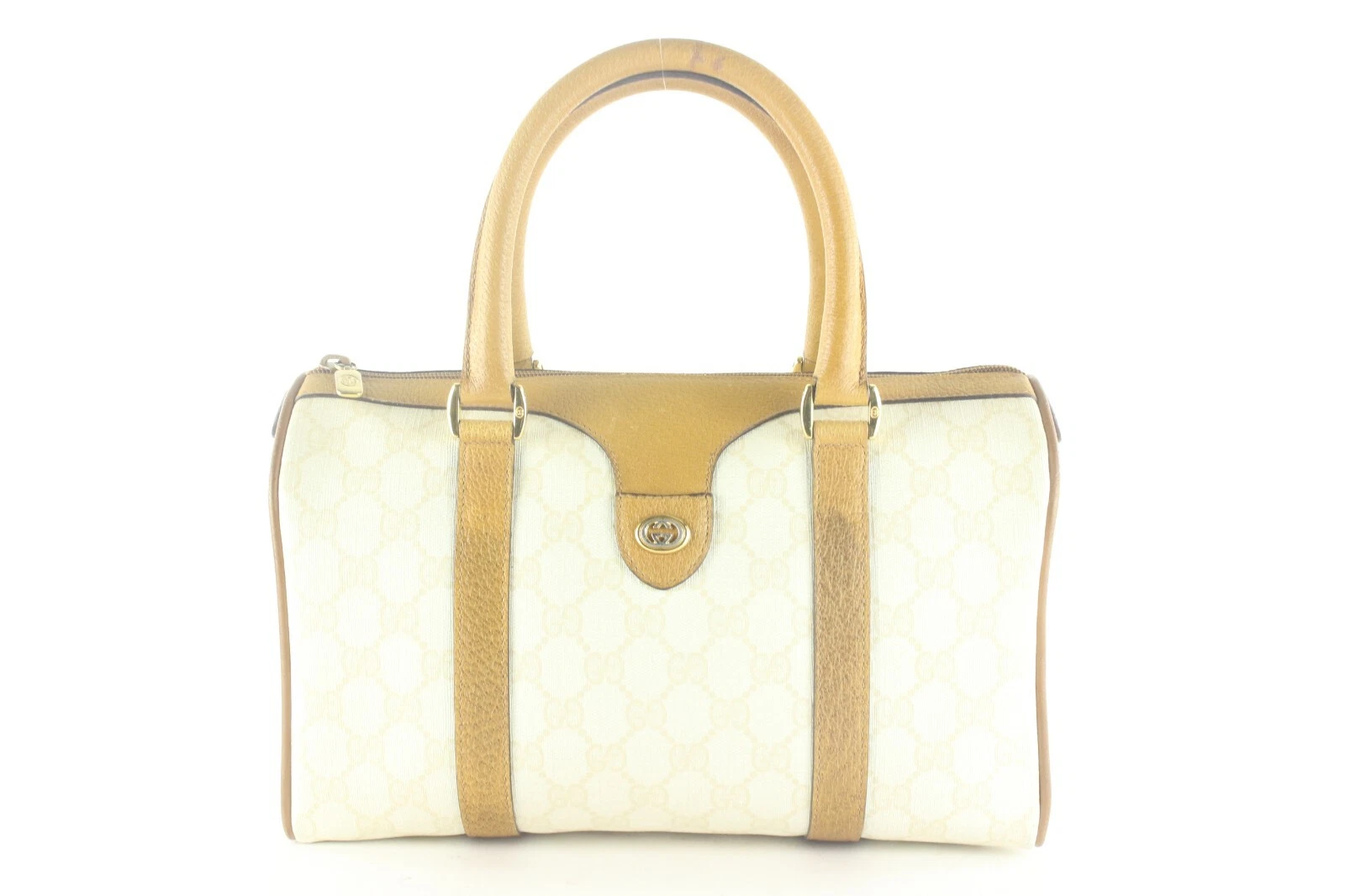 Collection d'accessoires GUCCI ivoire monogramme Joy Boston Supreme 3GK1017K