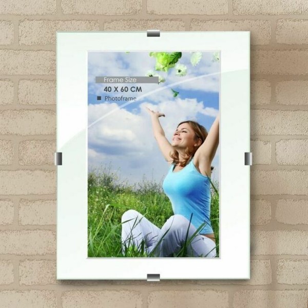 Clip Photo Frame 40x60cm Glass Picture Frames Home Metal Clips Wood Backing For Sale Online Ebay
