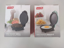 NEW IN BOX Dash Mini Maker GRILL & GRIDDLE 4 ...