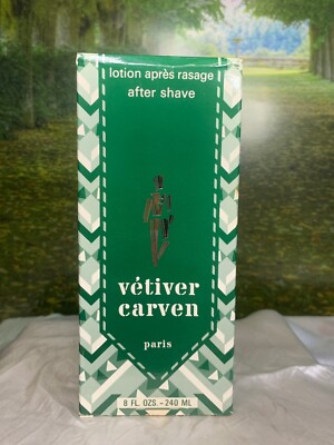 After-shave Vétiver Carven 100 Ml - Neuf Sous Blister, Parfum Boisé Frais