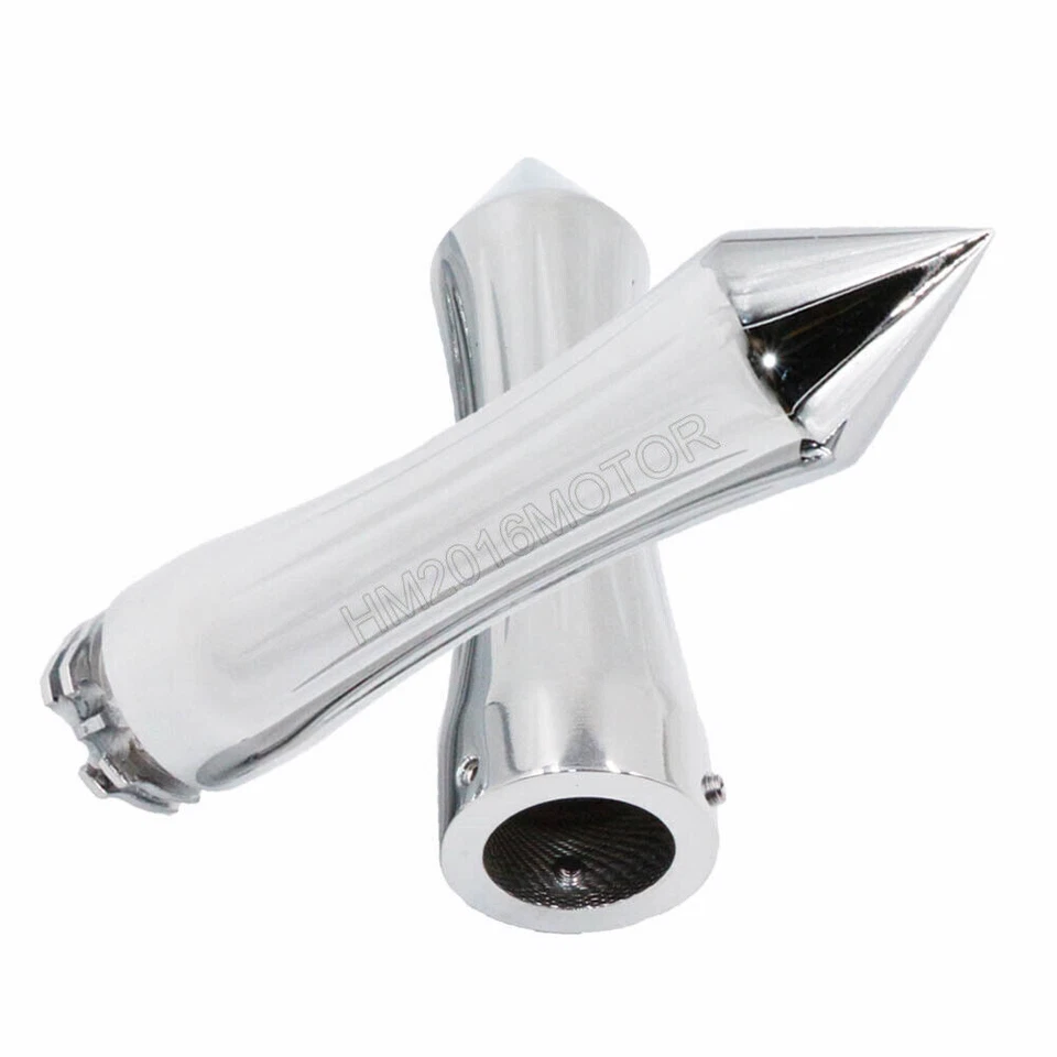 Empuñaduras cromadas de 1" para moto Honda VTX 1300 1800 TIPO C R S N F T RETRO Foto 4 de 4
