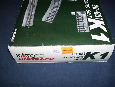 KATO UNITRACK セット Kato Unitrack 20-831 K1 Standard Set Used Might Not Be Complete | eBay