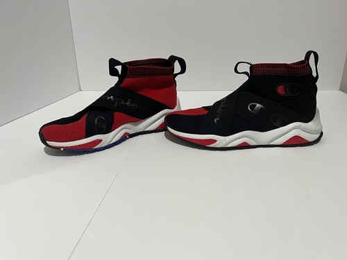 Big Kids Shoes Champions Red Black 7.5 