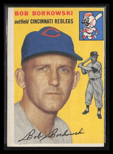 Bob Borkowski 1954 Topps #138 Cincinnati Redlegs - 第 1/2 張圖片