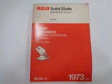 RCA Solid State Databook – Power Transistors 1973 Manual Electronic Vintage Book