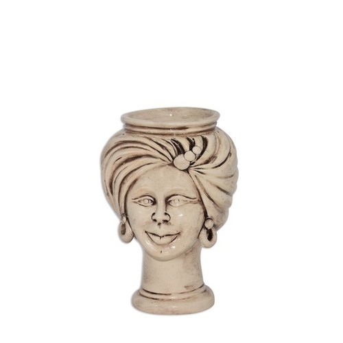 Vasi Testa di Moro Portavasi in Ceramica di Caltagirone Teste Vintage Uomo Donna - Picture 4 of 4