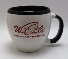 "WINDOW BLINDS CO" COFFEE/TEA MUG/CUP 13oz, PROMO ADVERTISING GIFT/SOUVENIR