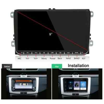 9'' Carplay Car Radio 2Din Android 10.1 GPS Video Navi MP5 Player WiFi Quad Core