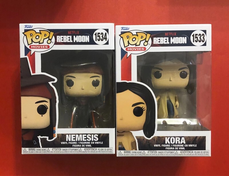 Funko Pop Movies Rebel Moon 1533 et 1534 figurines vinyle de Kora et Nemesis