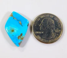 13.95 Ct Natural Kingman Turquoise Fancy Cabochon Gemstone Navajo E0=375