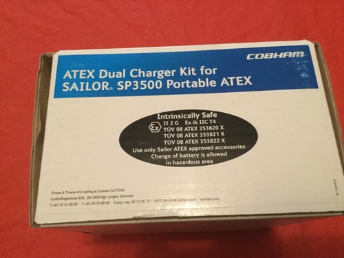 Cargador doble ATEX 403538A para SAILOR SP3500 ATEX portátil - Imagen 4 de 4