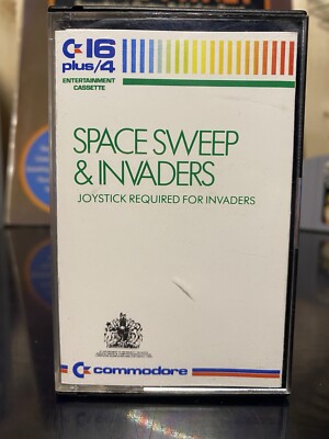 Commodore C16 Plus 4 Space Sweep And Invaders Kassettenspiel Mr Micro Retro 