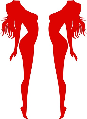 Adult Sexy Girl Hot Woman PinUp Auto Car Bumper Window Vinyl Decal Sticker Truck - Picture 4 of 13