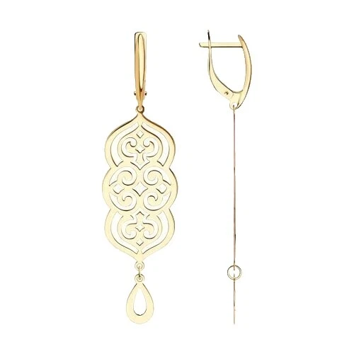 Chapado en Oro Rosa Pendientes de Moda de belleza