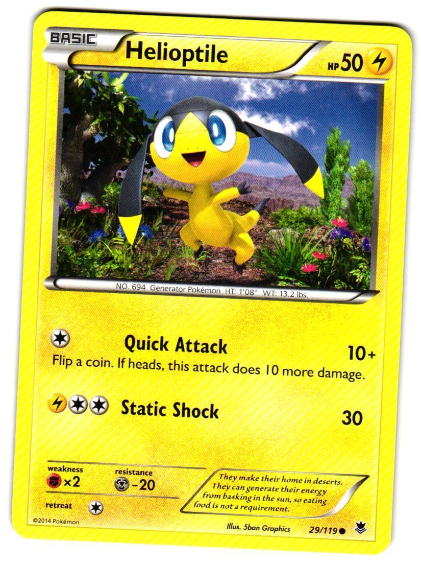 Pokemon XY: Phantom Forces Helioptile (29) #29/119 Common Lightly played