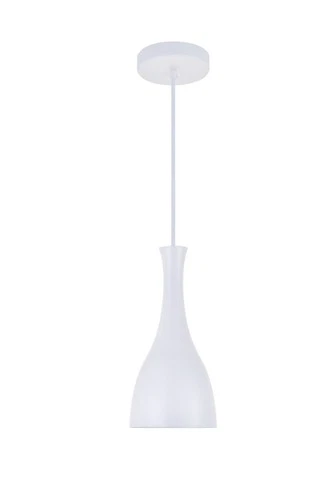 Elegant Lighting LD2407 Aiken 6"W Pendant - Nickel - Picture 2 of 12