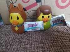 Duckalooz Warner Brothers SCOOBY-DOO & SHAGGY Rubber Ducks Set of 2 NWT 