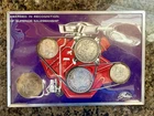 Morgan Dollars, Kennedy Half Dollars, Gates Mystery Car Winner 1968 Award Set