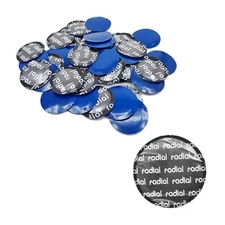 100PCS Car Tire Repair Patch - 32mm Round Vehicle Tube and Tire Kit