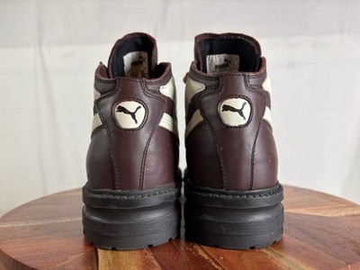 Puma Rudolf Dassler Schuhfabrik Men Size 12 Brown/Oxblood Leather