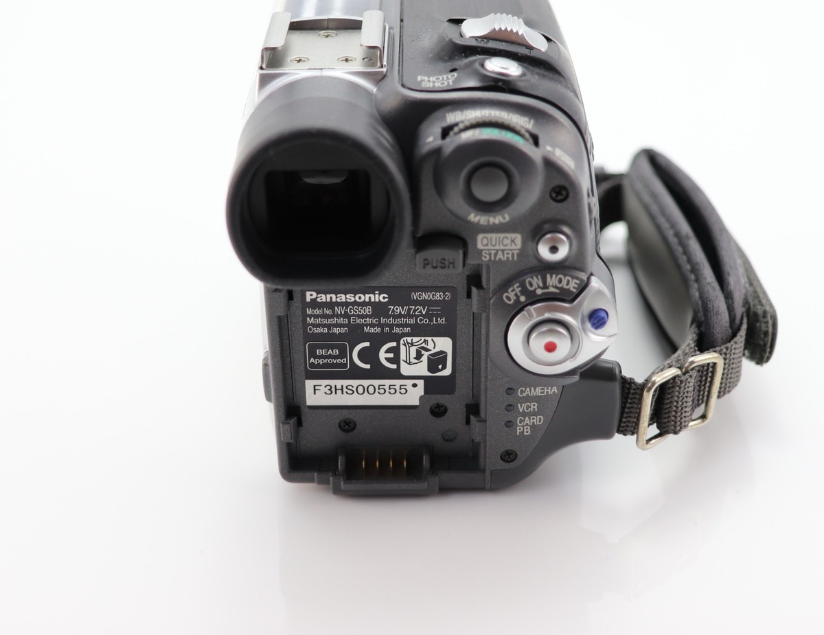 Panasonic NV-GS50 Camcorder - Black/Silver for sale online