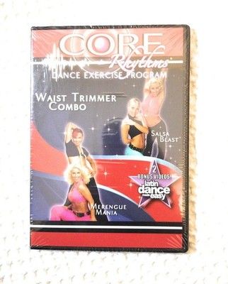 Core Rhythms Dance Exercise Program Waist Trimmer Combo On DVD Very Good E63