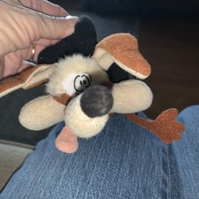 Vintage Looney Tunes Wile E Coyote Bean Plush Applause Anvil