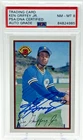 Ken Griffey Jr. 1989 Bowman #220 Signed Rookie Card PSA/DNA Auto Grade 8