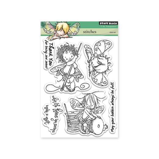 Penny Black Clear Stamps - Stitches 30-303