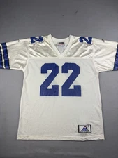 Vintage Apex Dallas Cowboys Emmitt Smith #22 Jersey Large White NFL Football 90s