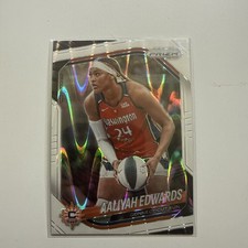Aaliyah Edwards 2025 Panini Prizm WNBA #94 White Seismic Prizms
