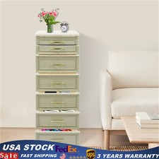 7 Drawer Dresser for Bedroom Tall Dresser Chest of Drawers Clothes Organizer