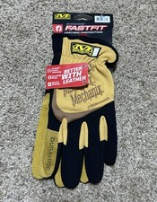 Mechanix Wear Durahide Fastfit Leather Protection Gloves Size L Brand New 792195