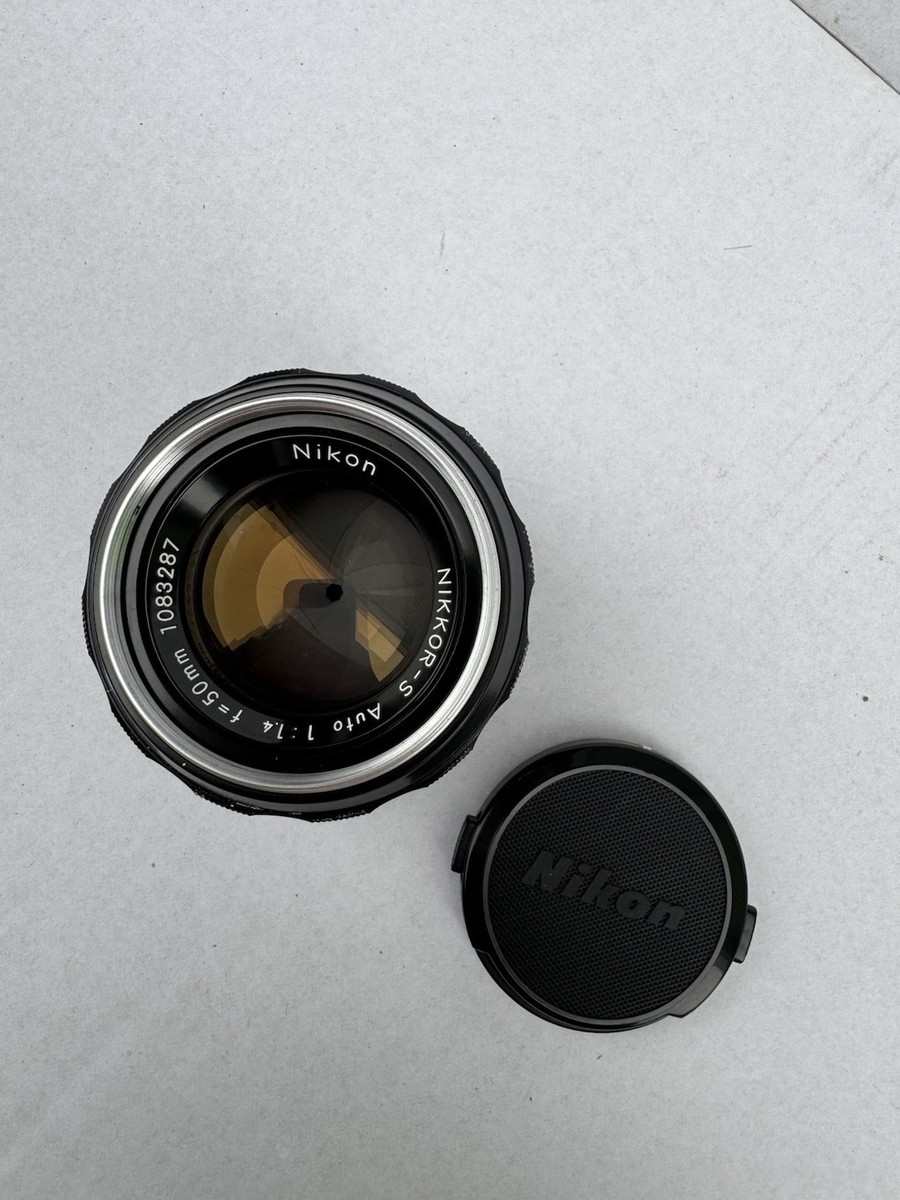 Nikon Nikkor-S Auto 50mm F1.4 SLR Manual Lens with Case | eBay