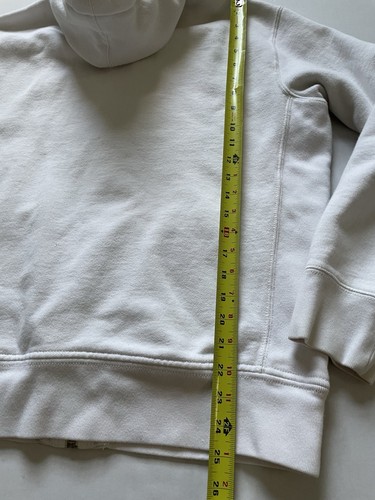 Polo Ralph Lauren Suéter Para Hombres L Blanco Doble Tejido Cremallera Completa Sudadera con Capucha Waffle - Imagen 3 de 7