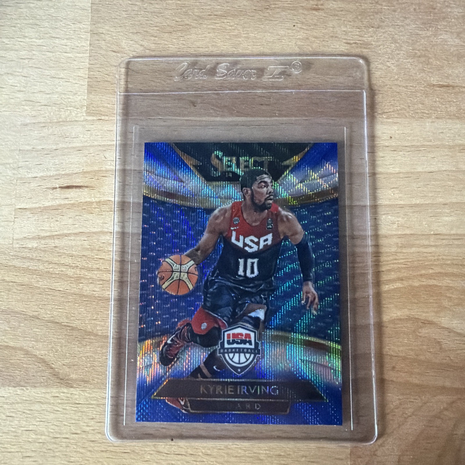2014-15 Panini Select Courtside Blue & Silver Prizm Kyrie Irving #213