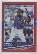 2020 Panini Donruss Holo Red Charlie Blackmon #66 n1u