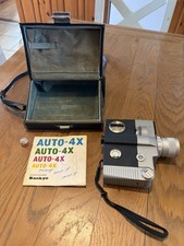 Vintage Sankyo Auto 4X 8mm Cine camera + case.