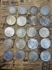 Lot of 20 Morgan & Peace Silver Dollars $1  Coins America