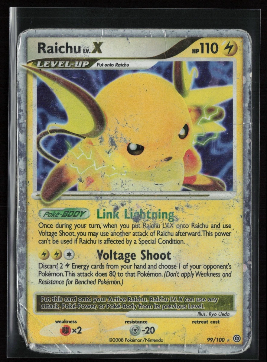 Raichu LV.X Pokémon TCG Cards for sale | eBay