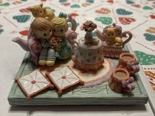 1998 Precious Moments 482587  Tea Set Vintage Very Rare Mint New