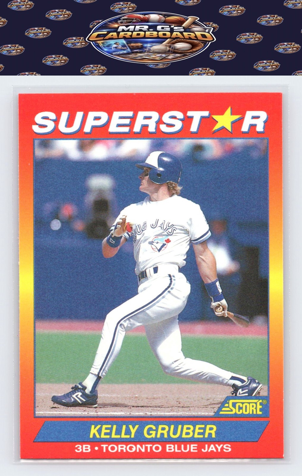 1992 Score 100 Superstars #64 Kelly Gruber