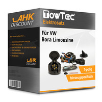 für VW Bora Limousine 98-05 Towtec Elektrosatz 7Polig Fahrzeugspezifisch Neuware